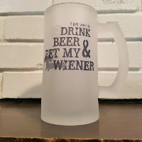 Trinken Sie Bier & Haustiere meiner Dackel Bier Da