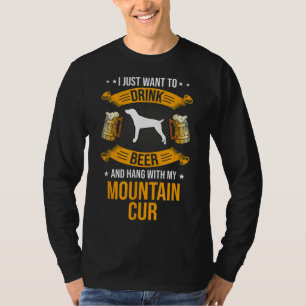 Trinken Sie Bier und halten Sie mit meinem Berg Cu T-Shirt