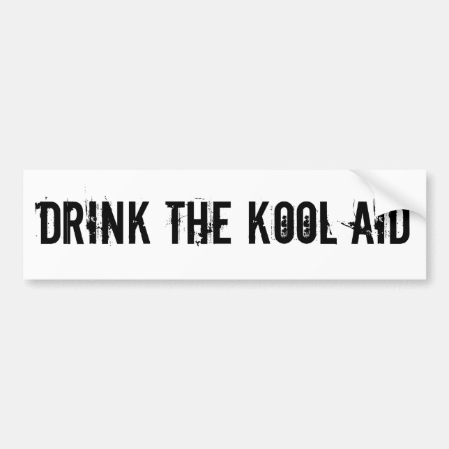 TRINKEN SIE DIE KOOL HILFE AUTOAUFKLEBER (Vorne)