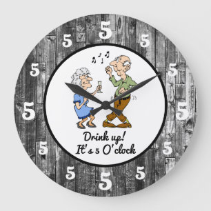 Trinken Sie es ist 5 Uhr