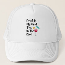 Trinken Sie in meinen Handzehen im Sand-T - Shirt