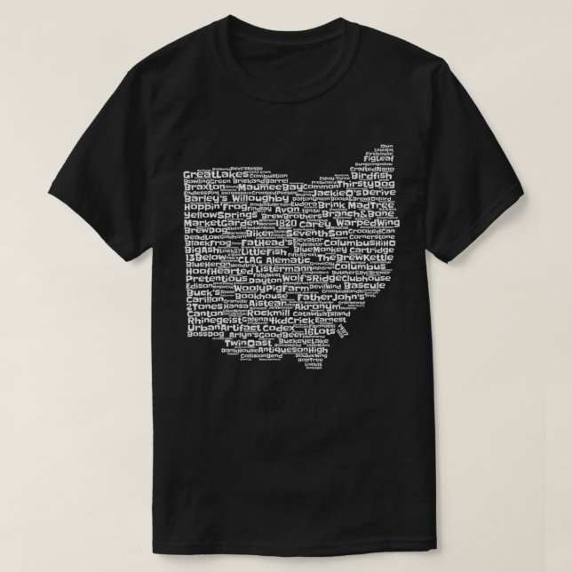 Trinken Sie lokale Ohio Brauereien  T-Shirt (Design vorne)