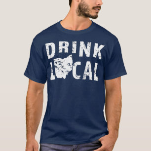 Trinken Sie lokale Ohio Kunsthandwerk Bierbrauer O T-Shirt
