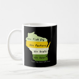 Trinken Sie lokale Wisconsin Bier trinken Kaffeetasse