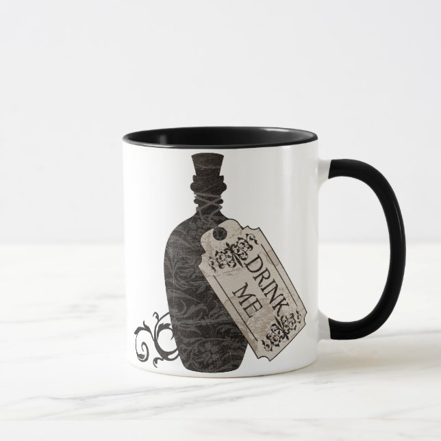 Trinken Sie mich Flasche Tasse (Rechts)