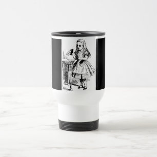 Trinken Sie mir gedachte Alice im Wunderland Trave Reisebecher