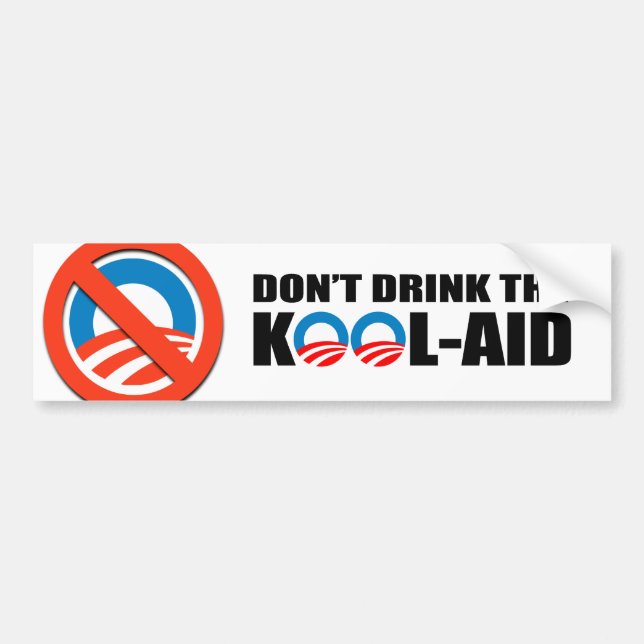 TRINKEN SIE NICHT DAS KOOL-AID AUTOAUFKLEBER (Vorne)