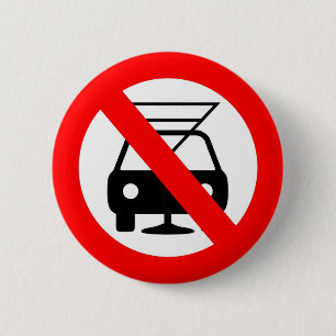 Trinken Sie nicht und fahren Sie Button