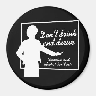 TRINKEN Sie NICHT UND LEITEN Sie T - Shirt ab Magnet