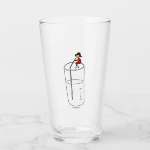Trinken Sie viel Wasser Glas Cup
