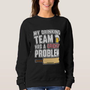 Trinken Team hat Cricket-Problem Sport Spieler die Sweatshirt