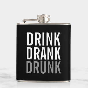Trinken Trinken Betrunken  Fell Flachmann