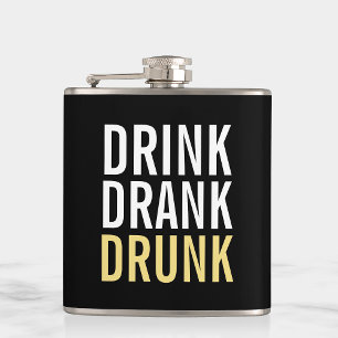 Trinken Trinken Betrunken Fell Flachmann
