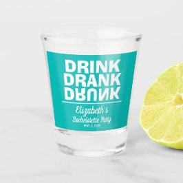Trinken Trinken Betrunkener Junggeselinnen-Abschie Schnapsglas