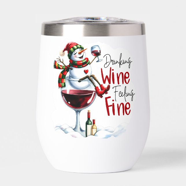Trinken Wein Gefühl personalisiert (Vorderseite)
