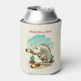 Trinken wie ein Fisch Dosenkühler