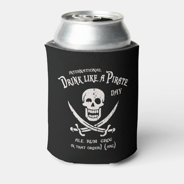 Trinken wie ein Pirat Dosenkühler (Kanne Rückseite)