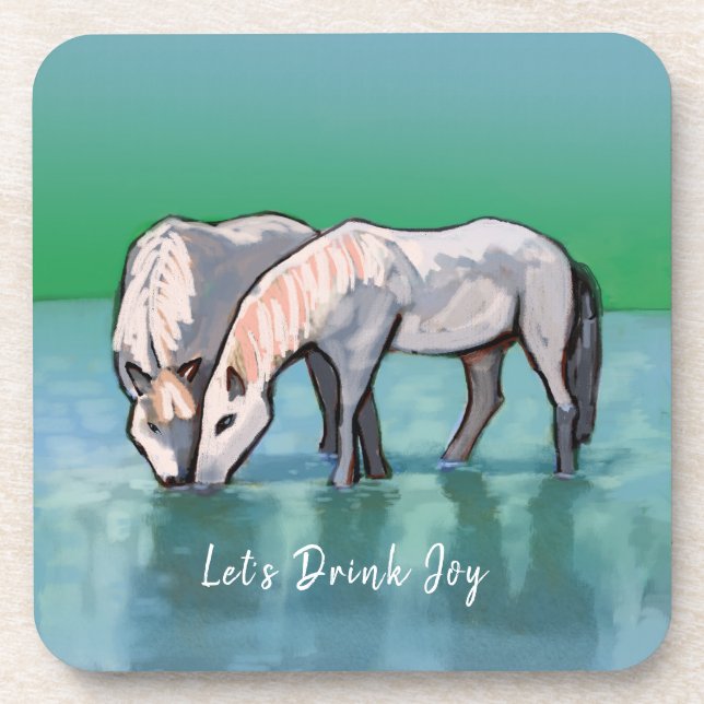 Trinken wir Joy Beverage Coaster Getränkeuntersetzer (Vorderseite)