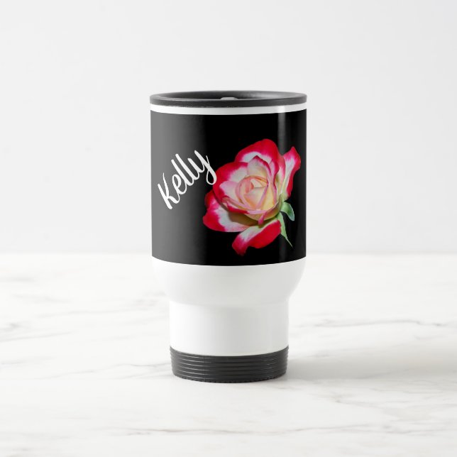 Trinkende Tasse des Blumenmonogramms (Mittel)