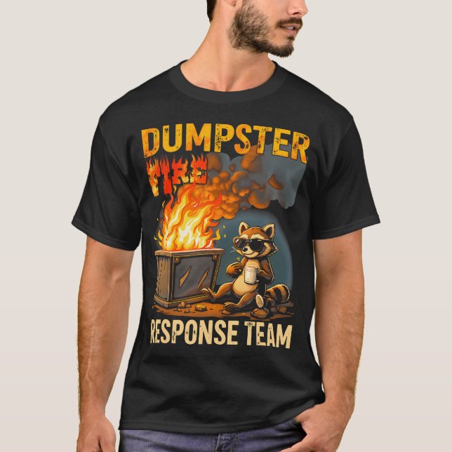 Trinkender Lagerfeuer T-Shirt (Vorderseite)