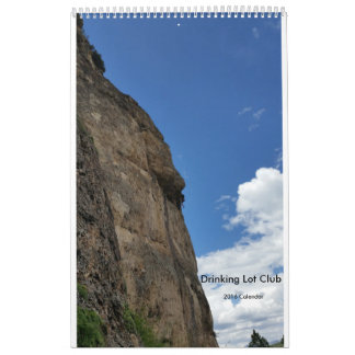 Trinkender Los-Verein-kletternder Kalender