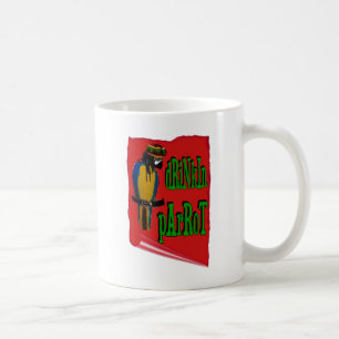 Trinkender Papagei Kaffeetasse
