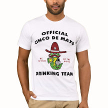 Trinkender Team-T - Shirt Cinco Des Mayo
