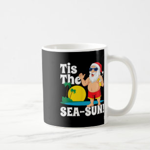 Trinkender Weihnachtsmann Tis The Sea-sun Weihnach Kaffeetasse