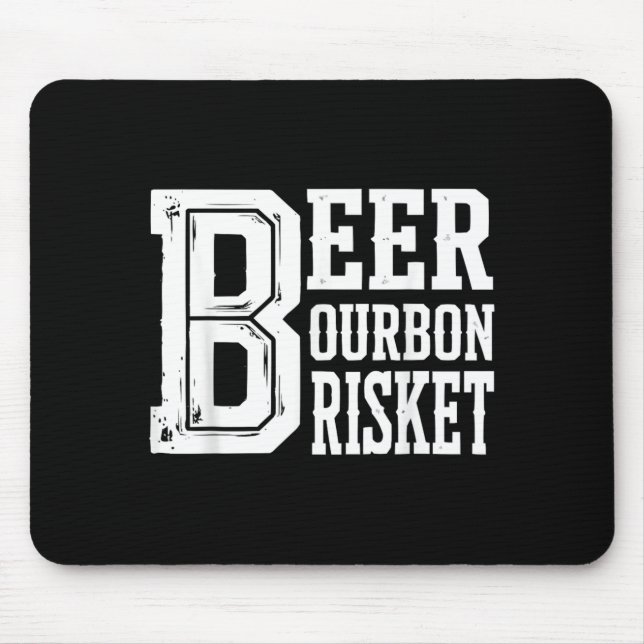 Trinker Bbq Liebhaber Grilling Barbecue Party 7 Mousepad (Vorne)