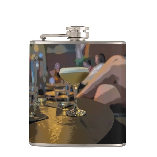 Trinkflasche Flachmann (Vorderseite)