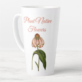 Trinkflasche mit einheimischen Blumen pflanzen  Milchtasse