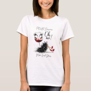 Trinkgelage ergeben gute Geschichten   Lustige Wei T-Shirt