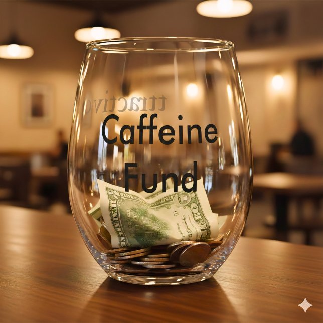 Trinkgeld-Kaffeebar für Kaffeehaus oder Café Weinglas Ohne Stiel (Von Creator hochgeladen)