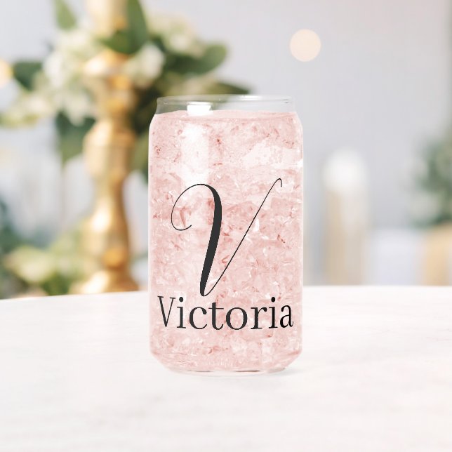 Trinkgeschirr-Set Buchstabe V Dosenglas (Insitu (Hochzeit))