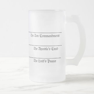 Trinkglas Martins Luthers Mattglas Bierglas