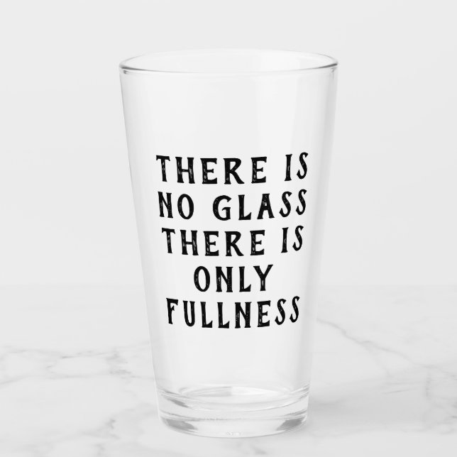 Trinkglas/Tumbler - Glas der Vollständigkeit (Vorderseite)