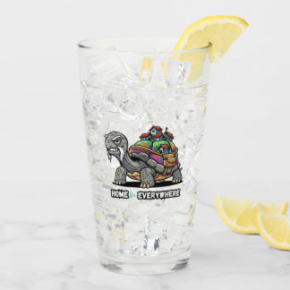 Trinkglas 'Zuhause ist überall' Glas
