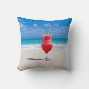 Trinkkissen am Strand Kissen