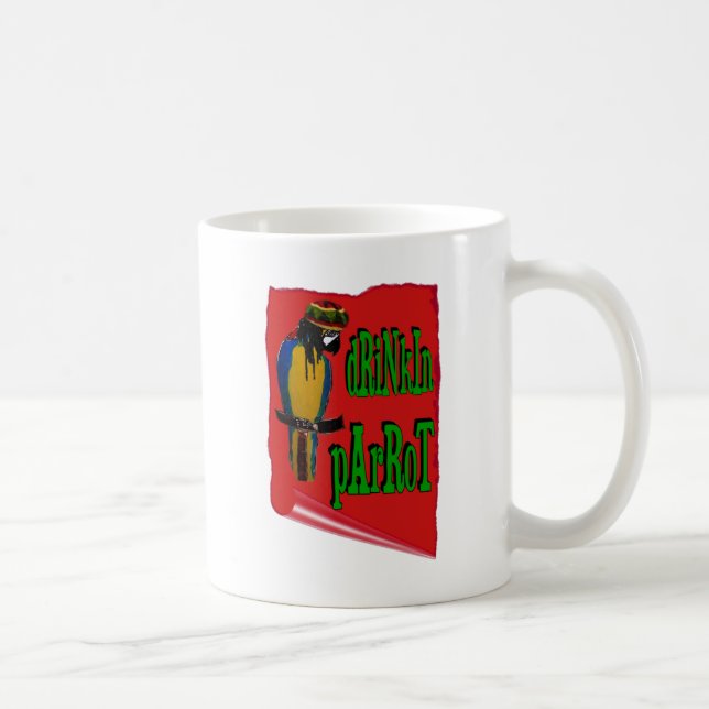 Trinksittich Kaffeetasse (Rechts)