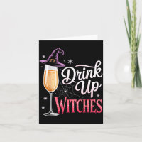 Trinkt aus Hexen Champagner Glas Lustiger Hallowee