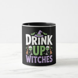 Trinkt aus Hexen Halloween-Party Tasse