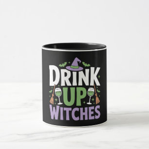 Trinkt aus Hexen Halloween-Party Tasse