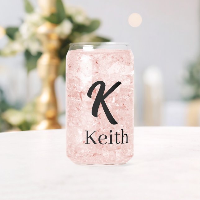 Trinkwaren-Set Buchstabe K Dosenglas (Insitu (Hochzeit))
