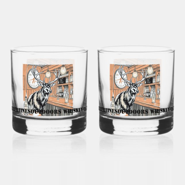 Trinkwaren-Set Whiskyglas (Vorderseite)