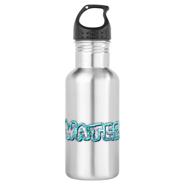 Trinkwasser Edelstahlflasche (Vorderseite)