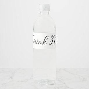 Trinkwasser - Flaschenetikett - Alice im Wunderlan