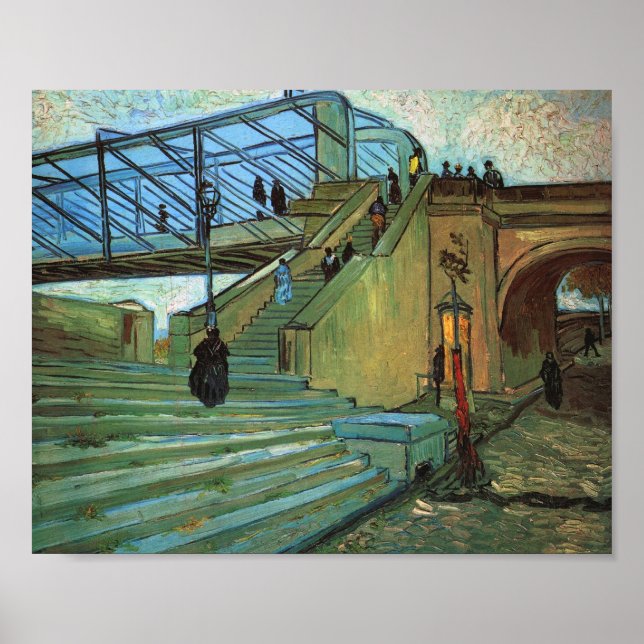 Trinquetaille Bridge (F481) Van Gogh Fine Art Poster (Vorne)