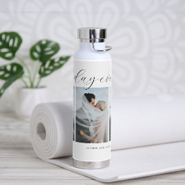 Trio Collage EDITABLE FARBFLASCHE Trinkflasche