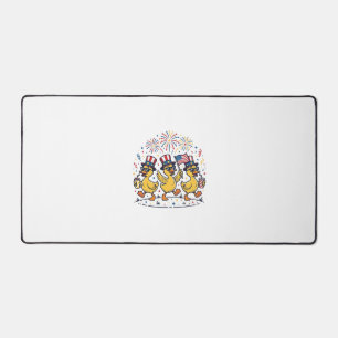 Trio de canards patriotiques Chemise vintage 4 jui