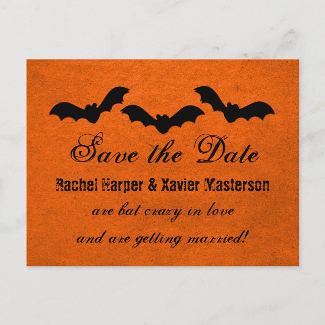 Trio de chauves-souris Halloween Carte de sauvegar (Devant)